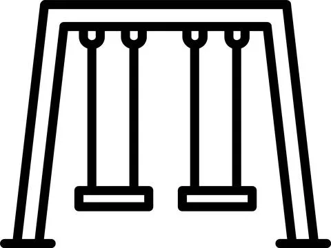 Swing Line Icon Design Stock Illustration