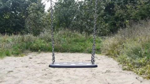 Swing is not swinging Stock Footage 851264