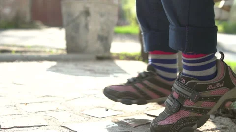 Swing one's feet Stock Footage 62560564