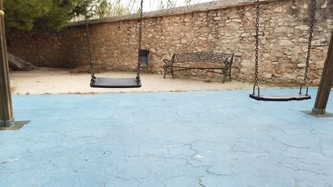 Swing in a Park Stock Footage 102907809