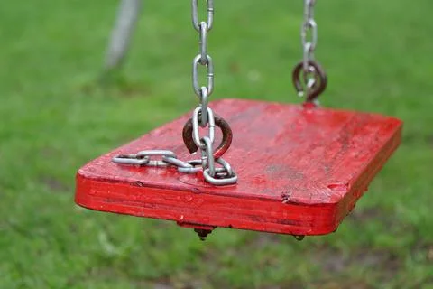 Swing in Park Foto stock