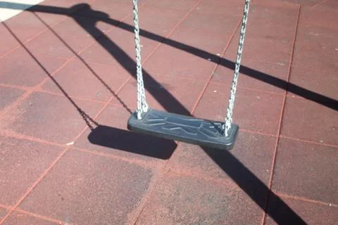 Swing to the park from the top and close up Stock Photos