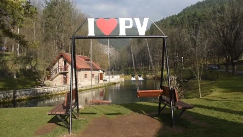 Swing in park Vodice Stock Footage 228835029