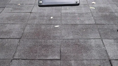 Swing on playground Stock Footage 36244316