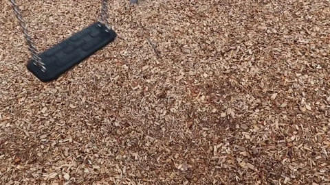 Swing at a playground Stock Footage 166226690