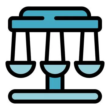 Swing ride attraction with three empty seats in amusement park Stock Illustration