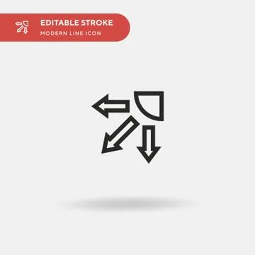 Swing Simple vector icon. Illustration symbol design template for web mobile  스톡 일러스트