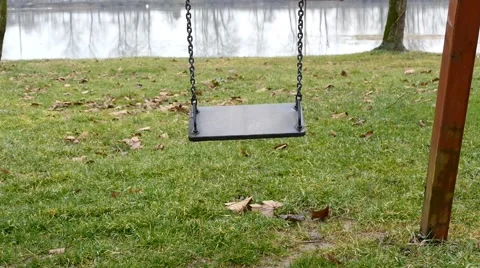 Swing Swinging Softly Stock Footage 48275635