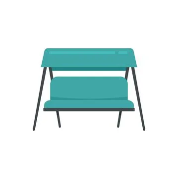 Swing textile chair icon flat isolated vector Stock Illustration