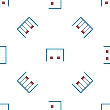 Swing wood pattern seamless vector Stock Illustration