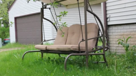Swinging Bench Stock Footage 5462907