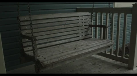 Swinging Bench Stock Footage 32233205