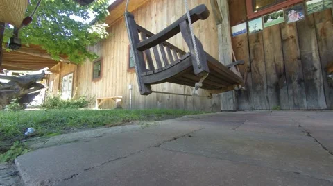 Swinging Bench Video stock 43217662