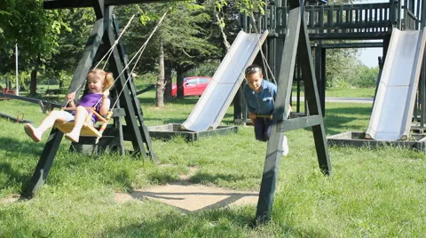 Swinging Stock Footage 5299136