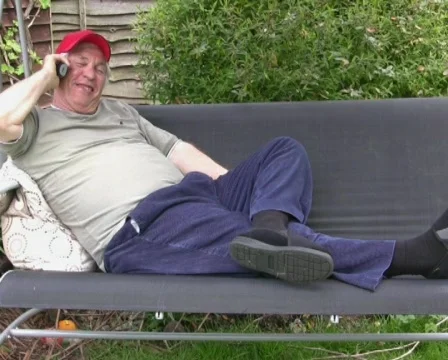 Swinging Grandad Stock Footage 70408