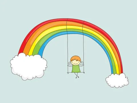 Swinging Stock Illustration