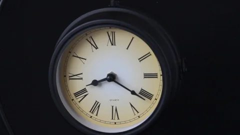 Swinging pendulum clock Stock Footage 88668490