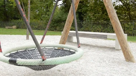 Swinging Swing Stock Footage 117411694