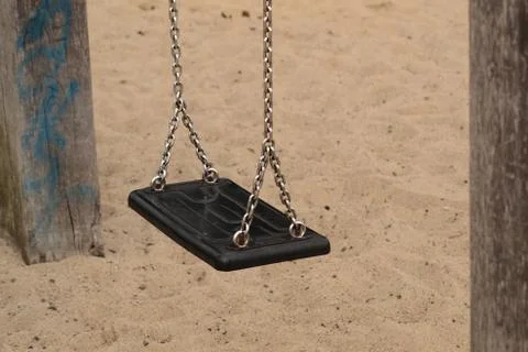 Swings on chains Stock Photos