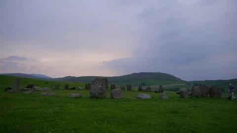 Swinside Stone Circle Cumbria England UK Видео 100890720
