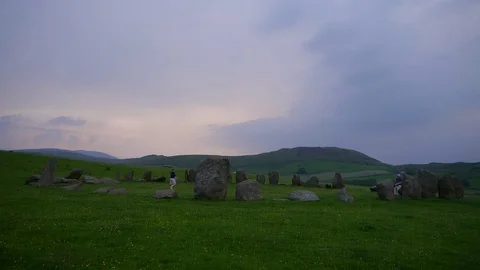 Swinside Stone Circle Cumbria England UK Видео 100890760