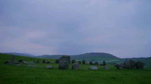 Swinside Stone Circle Cumbria England UK Видео 100890831