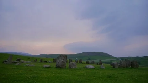 Swinside Stone Circle Cumbria England UK Видео 100890835
