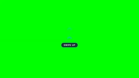 Swipe up and down arrow guide gesture on green screen Vídeo Stock 344371662