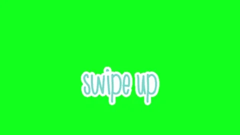 Swipe up animation on green background Vidéo 330216673