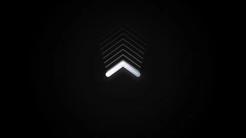 Swipe Up Arrows Animated Motion Graphic for User Interface Design and App N.. Video stock 347066370