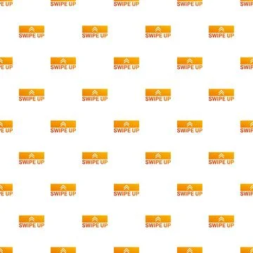 Swipe up button arrow icon seamless pattern Illustrazione stock