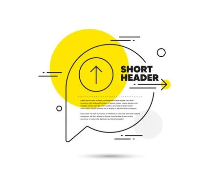 Swipe up button line icon. Scrolling arrow sign. Landing page scroll. Vector 스톡 일러스트