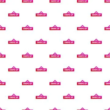 Swipe up button pattern for social media promotion Stock Illustration