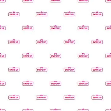 Swipe up button pattern for social media promotion Stock Illustration