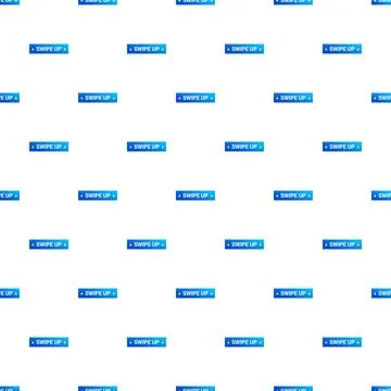 Swipe up buttons creating a blue call to action pattern Stock Illustration