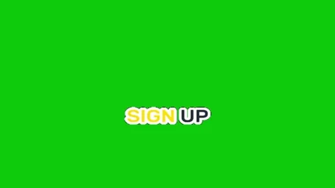 Swipe up call to action on green screen Stock-Footage 332338698