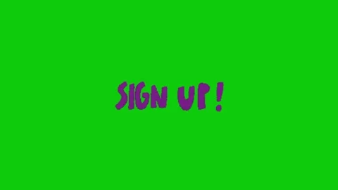 Swipe up call to action on green screen Vidéo 332338706