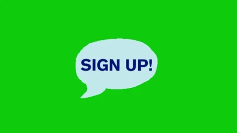 Swipe up call to action on green screen 库存影片 332338731