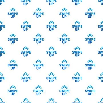 Swipe up command pattern on white background 스톡 일러스트