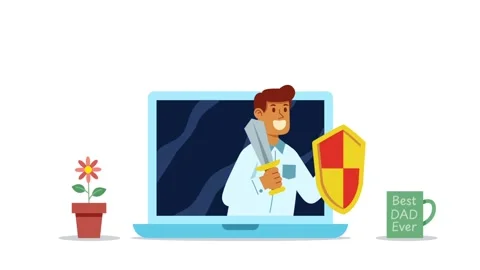 Swipe Digital Threat And Attack Stock Footage 310600939