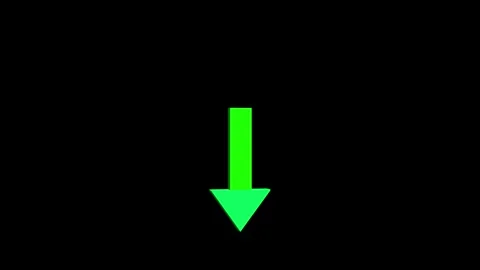 Swipe down arrow icon. download icon sign. down arrows icon. Download arrow.. Stock Footage 346490342