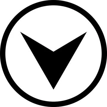 Swipe down icon. Arrow down button symbol. Scroll down icons set Stock Illustration