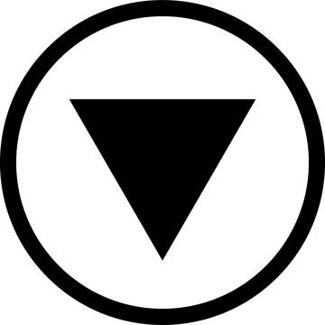 Swipe down icon. Arrow down button symbol. Scroll down icons set イラスト素材