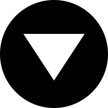 Swipe down icon. Arrow down button symbol. Scroll down icons set イラスト素材