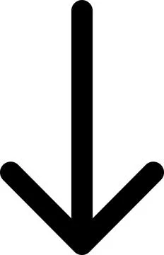 Swipe down icon set. Arrow down button symbol. Swipe down icons for social media 库存插图