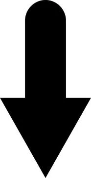 Swipe down icon set. Arrow down button symbol. Swipe down icons for social media イラスト素材