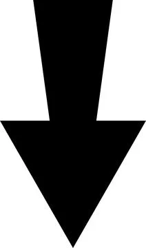 Swipe down icon set. Arrow down button symbol. Swipe down icons for social media 库存插图