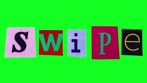 Swipe Energetic Collage Design Combining Playful Fonts To Boost Audience Stock Footage 326812471