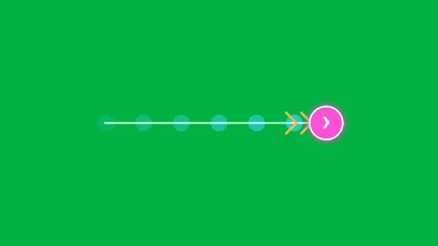 Swipe Gesture Trail Across Touch Screen on Green Screen Stock-Footage 342098382