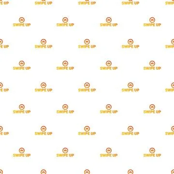 Swipe up icon pattern for social media promotion Stock Illustration